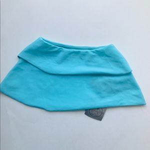 NWT Submarine Aqua Blue Swimsuit Cover Up Lycra Skirt Girls 4 4T NEW Pool Beach